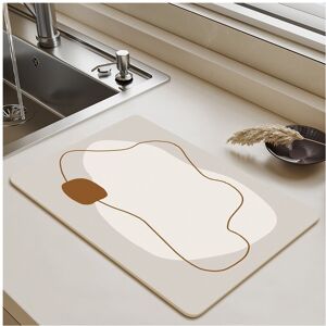Unbranded (Banqiu, 40X60cm 15.7X23.6in) Kitchen countertop no wash silicone drain pad coun Unbranded (Banqiu, 40X60cm 15.7X23.6in) Kitchen countertop no wash silicone drain pad coun