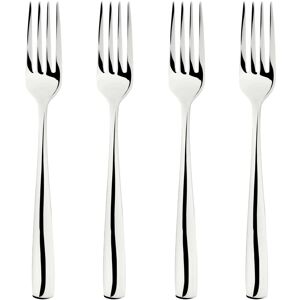 Glim & Glam Cutlery 18/8 Stainless Steel Dinner Fork 4pc Set Simplicity Glim & Glam Cutlery 18/8 Stainless Steel Dinner Fork 4pc Set Simplicity