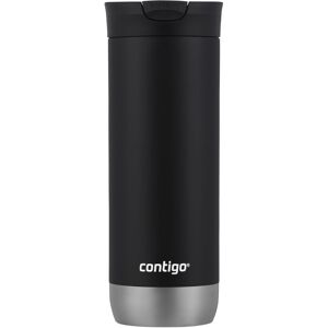 Contigo Huron Vacuum-Insulated Stainless Steel Travel Mug 16oz Licorice - Leak-Proof Li Contigo Huron Vacuum-Insulated Stainless Steel Travel Mug 16oz Licorice - Leak-Proof Li