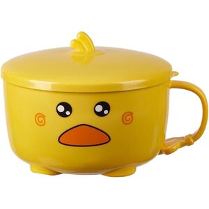Typecat Duck Ramen Noodles Bowl with Lid Cute Stainless Steel Kitchen Fruit Instant Rice Typecat Duck Ramen Noodles Bowl with Lid Cute Stainless Steel Kitchen Fruit Instant Rice
