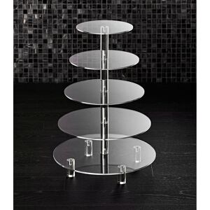hayley cherie 5 Tier Acrylic Cupcake Stand Extra Thick 5mm Base Large Cupcake Tower Multi T hayley cherie 5 Tier Acrylic Cupcake Stand Extra Thick 5mm Base Large Cupcake Tower Multi T