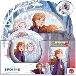 Disney Frozen II Elements 3 Pcs Melamine Set (Plate, Bowl & Tumbler 260ml) Disney Frozen II Elements 3 Pcs Melamine Set (Plate, Bowl & Tumbler 260ml)