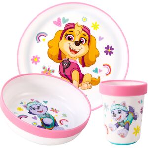 Paw Patrol 3pcs Bicolor Set Plate, Bowl & Tumbler, BPA Free Paw Patrol 3pcs Bicolor Set Plate, Bowl & Tumbler, BPA Free