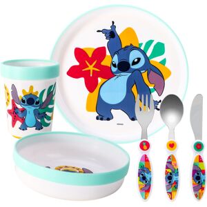 Disney Stitch Kids 6 Piece Dinner Set - Plate/Bowl/Cup/Knife/Fork/Spoon Disney Stitch Kids 6 Piece Dinner Set - Plate/Bowl/Cup/Knife/Fork/Spoon