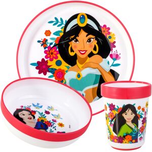 Disney Princess 3pcs Bicolor Set Plate, Bowl & Tumbler, BPA Free Disney Princess 3pcs Bicolor Set Plate, Bowl & Tumbler, BPA Free