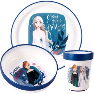 Disney Frozen 3pcs Bicolor Set Plate, Bowl & Tumbler, BPA Free Disney Frozen 3pcs Bicolor Set Plate, Bowl & Tumbler, BPA Free