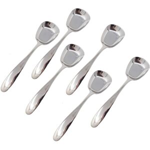 merkloos 6PCS SquareHead Stainless Steel Spoons, Ice Cream Spoons merkloos 6PCS SquareHead Stainless Steel Spoons, Ice Cream Spoons