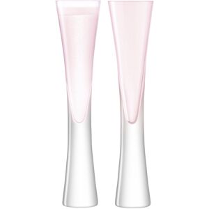 LSA International Moya Champagne Flute 170ml Blush x 2, 2 Count LSA International Moya Champagne Flute 170ml Blush x 2, 2 Count