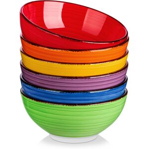 vancasso Bonita Cereal Bowls Set of 6, 27 Oz Ceramic Soup Bowls, Serving Bowls f vancasso Bonita Cereal Bowls Set of 6, 27 Oz Ceramic Soup Bowls, Serving Bowls f