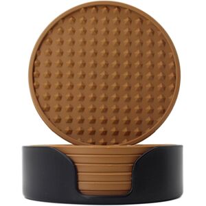 Unbranded (Tan) Cup Mat For Drinks Beer Coasters 6 Pack Coasters Thickened, Holder Inc Unbranded (Tan) Cup Mat For Drinks Beer Coasters 6 Pack Coasters Thickened, Holder Inc