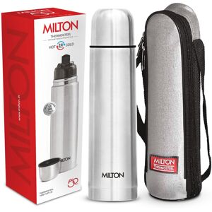 Milton Vacuum Flask for Hot Drink 1 Litre (34 oz), Stainless Steel Double Walled Milton Vacuum Flask for Hot Drink 1 Litre (34 oz), Stainless Steel Double Walled