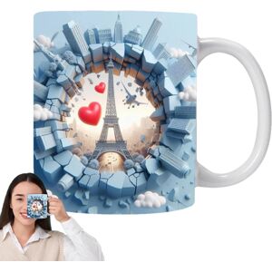 Unbranded (C) Paris Tower Coffee Mug Ceramic Novelty Cup - France Paris Tower Ceramic Dr Unbranded (C) Paris Tower Coffee Mug Ceramic Novelty Cup - France Paris Tower Ceramic Dr
