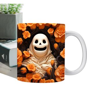 Unbranded (C) Halloween Tea Cup - 350ml Ceramic Drinking Cup with Handle,Beverage Cup, Jui Unbranded (C) Halloween Tea Cup - 350ml Ceramic Drinking Cup with Handle,Beverage Cup, Jui