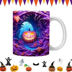 Unbranded (B) Halloween Tea Cup - 350ml Ceramic Drinking Cup with Handle,Beverage Cup, Jui Unbranded (B) Halloween Tea Cup - 350ml Ceramic Drinking Cup with Handle,Beverage Cup, Jui
