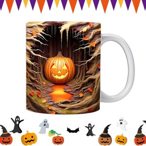 Unbranded (A) Halloween Tea Cup - 350ml Ceramic Drinking Cup with Handle,Beverage Cup, Jui Unbranded (A) Halloween Tea Cup - 350ml Ceramic Drinking Cup with Handle,Beverage Cup, Jui