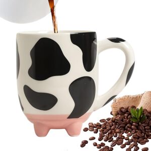 Unbranded Cute Coffee Mug,Handmade Cow Printing Cup - 430ml Handmade Large Capacity Wide M Unbranded Cute Coffee Mug,Handmade Cow Printing Cup - 430ml Handmade Large Capacity Wide M