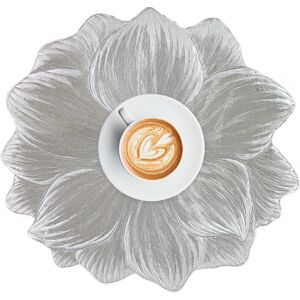 Unbranded (Silver) Flower Placemat Washable Dining Table Place Mats - Dinner Table Setti Unbranded (Silver) Flower Placemat Washable Dining Table Place Mats - Dinner Table Setti