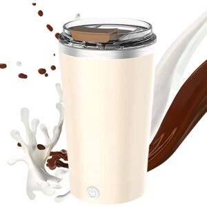 Unbranded (Beige) Coffee Cup with Automatic Magnetic Stirring, Coffee Cup with Automatic S Unbranded (Beige) Coffee Cup with Automatic Magnetic Stirring, Coffee Cup with Automatic S