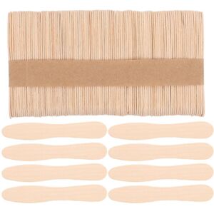 Kricely (As show, One size) 100pcs Wooden Ice Cream Spoons Wood Taster Spoons Popsicle P Kricely (As show, One size) 100pcs Wooden Ice Cream Spoons Wood Taster Spoons Popsicle P