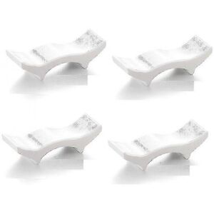 Unbranded 5pcs Melamine Chopstick Rest Imitation Porcelain Spoon Rest Chopstick Rest for H Unbranded 5pcs Melamine Chopstick Rest Imitation Porcelain Spoon Rest Chopstick Rest for H