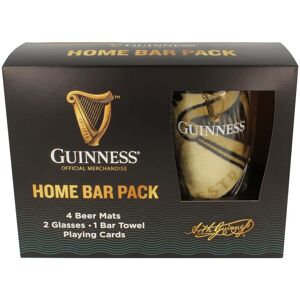 Guinness Home Bar Pack - Gravity Pint Glasses, Bar Towel & Playing cards Guinness Home Bar Pack - Gravity Pint Glasses, Bar Towel & Playing cards