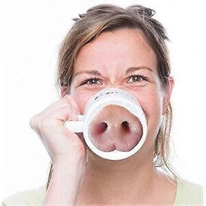 Unbranded Lovely Pink Pig Nose Ceramic Mug Coffee Cup Tea Milk Drink Cups as Funny and Uni Unbranded Lovely Pink Pig Nose Ceramic Mug Coffee Cup Tea Milk Drink Cups as Funny and Uni