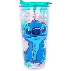 Silver Buffalo Disney Lilo and Stitch Double Wall Travel Tumbler with Slide Clos Silver Buffalo Disney Lilo and Stitch Double Wall Travel Tumbler with Slide Clos