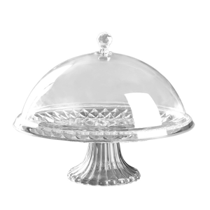 sin marca Acrylic Cake Stand with Lid - Portable Dustproof Cake Tray, Clear Display Dome sin marca Acrylic Cake Stand with Lid - Portable Dustproof Cake Tray, Clear Display Dome