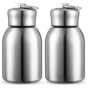 Jojomino 2 Pcs 10oz Mini Stainless Steel Water Bottle Slim Insulated Thermal Small Vacuum Jojomino 2 Pcs 10oz Mini Stainless Steel Water Bottle Slim Insulated Thermal Small Vacuum