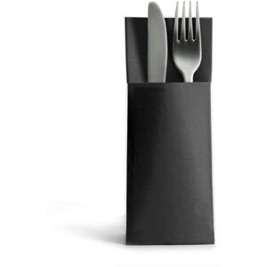 Alvotex Airlaid 50 Cutlery Bags Fabric Like Disposable Napkin, Paper, Black, 40 Alvotex Airlaid 50 Cutlery Bags Fabric Like Disposable Napkin, Paper, Black, 40
