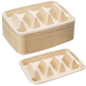 Kikidex (As show, One size) 25 PCS Disposable Taco Holders compatible with , Taco Tray H Kikidex (As show, One size) 25 PCS Disposable Taco Holders compatible with , Taco Tray H