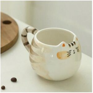 Gaatpot (1pc, 301-400ml) 1pc cute ceramic cup, cat shaped mug, 380ml/13oz milk, coffee, Gaatpot (1pc, 301-400ml) 1pc cute ceramic cup, cat shaped mug, 380ml/13oz milk, coffee,