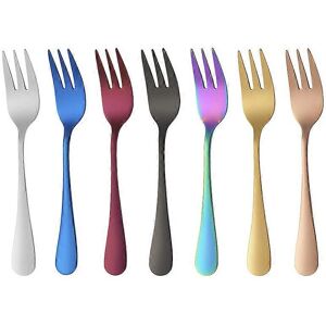 Unbranded (As show, One size) Cake Forks Set of 7, Dessert Forks/Salad Forks, 304 18/10 St Unbranded (As show, One size) Cake Forks Set of 7, Dessert Forks/Salad Forks, 304 18/10 St