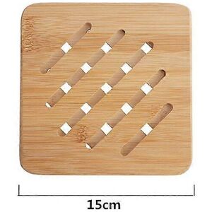 Unbranded (As show, One size) 2PcsHot Pad Pot Holders Heat Insulation Pads Square Grid Bam Unbranded (As show, One size) 2PcsHot Pad Pot Holders Heat Insulation Pads Square Grid Bam