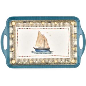 Pimpernel Coastal Breeze Collection Large Handled Tray Serving Tray for Lunch Pimpernel Coastal Breeze Collection Large Handled Tray Serving Tray for Lunch