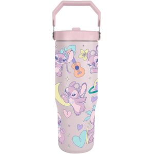 Lilo & Stitch Planetary Angel 880ml Travel Mug - Insulated, Double-Walled, Flip- Lilo & Stitch Planetary Angel 880ml Travel Mug - Insulated, Double-Walled, Flip-
