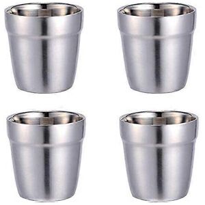 Unbranded (As show, One size) Tasses en Acier Inoxydable-Mugs en Mtal Rutilisables Empilab Unbranded (As show, One size) Tasses en Acier Inoxydable-Mugs en Mtal Rutilisables Empilab