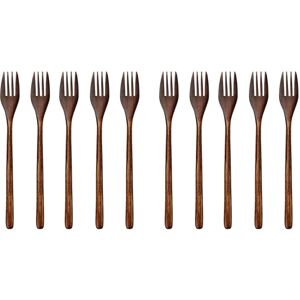Nincs márka Wooden Forks, 10 Pieces Wood Salad Dinner Fork Tableware Nincs márka Wooden Forks, 10 Pieces Wood Salad Dinner Fork Tableware
