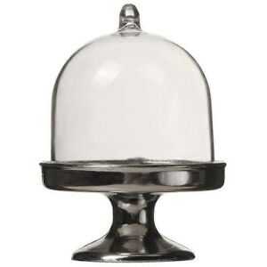 Unbranded (Silver, One size) Mini Cake Stand Plastic Mini Cupcake Display Plate for w/Dome Unbranded (Silver, One size) Mini Cake Stand Plastic Mini Cupcake Display Plate for w/Dome