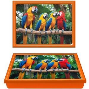 HOMION Parrots Lap Tray TV Dinner Bean Bag Base Cushioned Padded Serving Tray HOMION Parrots Lap Tray TV Dinner Bean Bag Base Cushioned Padded Serving Tray