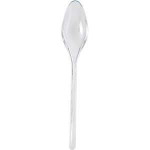 Rubies 20 crystal plastic dessert spoons 14 cm Rubies 20 crystal plastic dessert spoons 14 cm