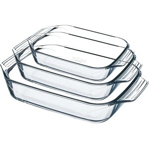 Pyrex 8023510 Set of 3 Borosilicate Glass Oven Plates – Extreme Resistance – Mad Pyrex 8023510 Set of 3 Borosilicate Glass Oven Plates – Extreme Resistance – Mad