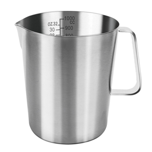 neznačkové Measuring Jug 1L Stainless Steel, Measuring Cup Metal with Handle neznačkové Measuring Jug 1L Stainless Steel, Measuring Cup Metal with Handle