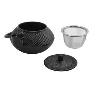 Bez marki Iron Tea Pot with Stainless Steel Infuser Cast Japanese Iron Teapot Bez marki Iron Tea Pot with Stainless Steel Infuser Cast Japanese Iron Teapot