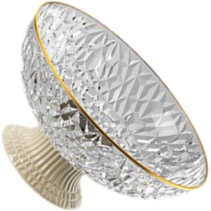 Unbranded (crystal fruit plate, 26X13X12cm) Fruit Bowl Multiuse with Drainage for Kitchen Unbranded (crystal fruit plate, 26X13X12cm) Fruit Bowl Multiuse with Drainage for Kitchen