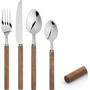 Glim & Glam (32) Cutlery Sets Acacia Wood Handle Stainless Steel Glim & Glam (32) Cutlery Sets Acacia Wood Handle Stainless Steel