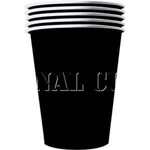 Rubies 20 American black recyclable cardboard cups 53 cl Rubies 20 American black recyclable cardboard cups 53 cl