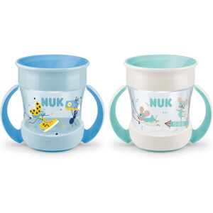 NUK Mini Magic Cup Sippy Cup 360 Anti-Spill Rim 6+ Months Easy Grip Handle NUK Mini Magic Cup Sippy Cup 360 Anti-Spill Rim 6+ Months Easy Grip Handle