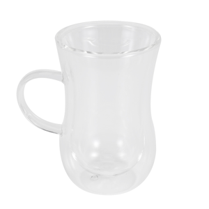 Exogio 80Ml European Double Coffee Mug Heat-Resistant Glass Cappuccino Cup Milk Juice N Exogio 80Ml European Double Coffee Mug Heat-Resistant Glass Cappuccino Cup Milk Juice N