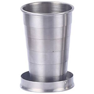 Unbranded (S) Steel Travel Telescopic Collapsible Shot Glass Emergency Pocket Cup Unbranded (S) Steel Travel Telescopic Collapsible Shot Glass Emergency Pocket Cup